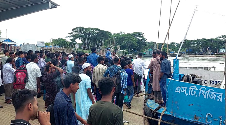 ঘূর্ণিঝড় রিমাল: মজুচৌধুরীর হাট থেকে নৌযান চলাচল বন্ধ